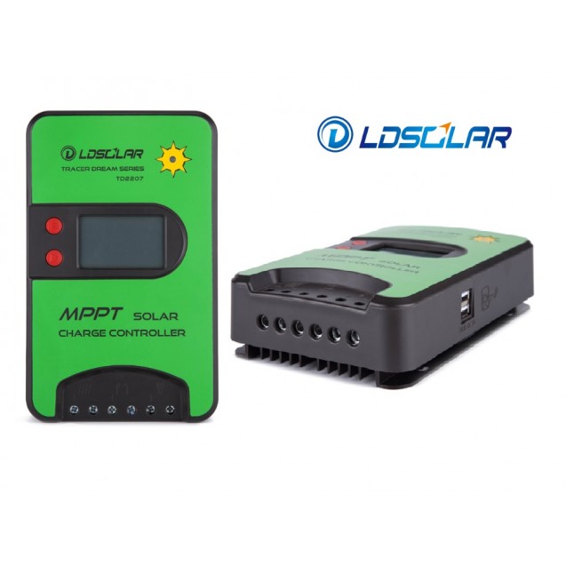Контроллер заряда MPPT LDSOLAR TD2207 20A