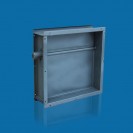 Клапан обратный прямоугольный КОП (оцинкованная сталь, шинорейка)  КОП 700h х 700-ш-оц