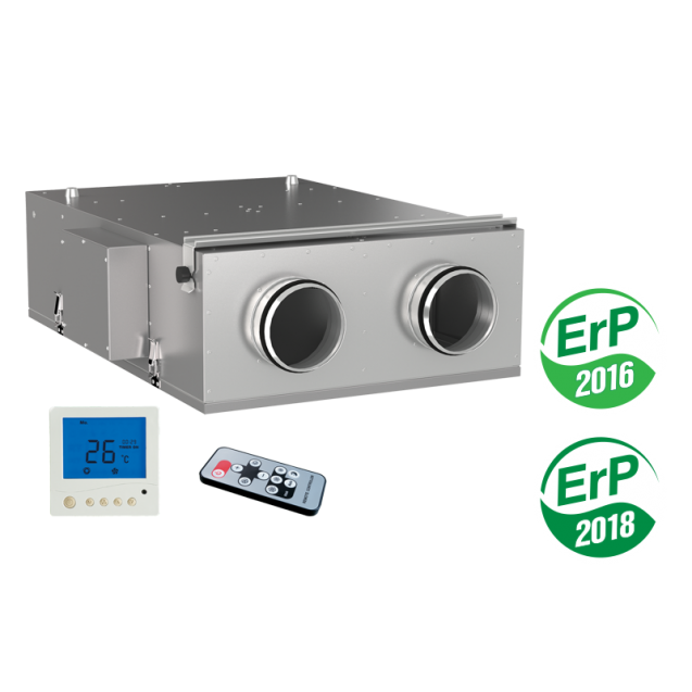 Приточно-вытяжная установка с рекуперацией тепла серии ВЕНТС ВУЭ2 150 П ЕС Комфо